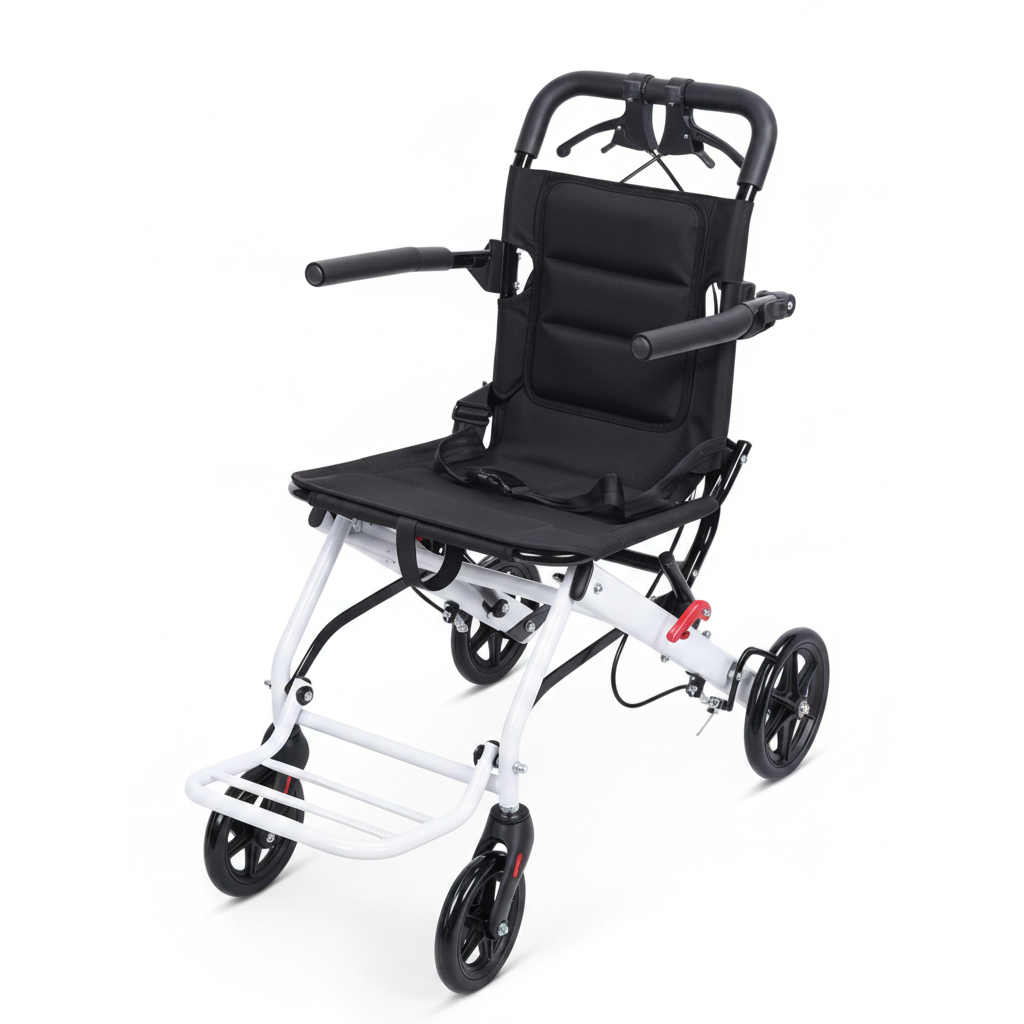 Silla de ruedas plegable ultraligera de tránsito Lèvia